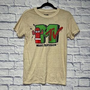 MTV Cactus Tan Graphic T-Shirt pacsun NWT